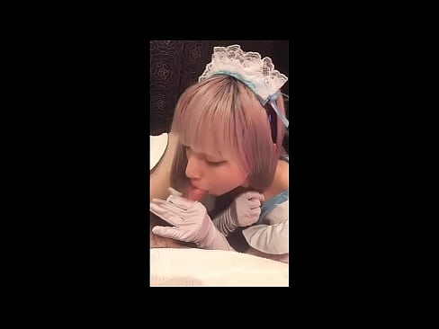 ❤️ 日本偶像 [mayuka]，法國女僕服裝，第 1 部分，口交和用乳液混蛋 ️ 色情 在 zh-tw.sex78.ru ️❤